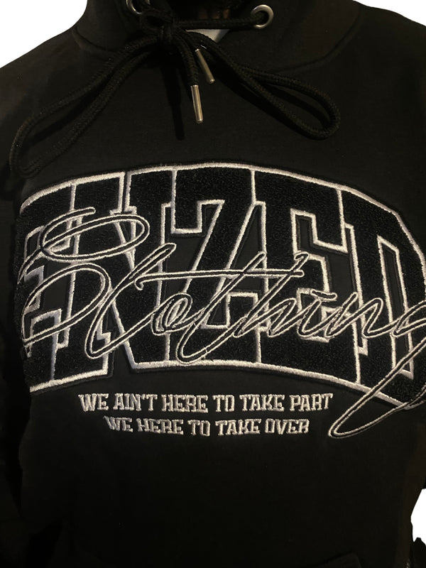 CHINELLE HOODIES BLACK