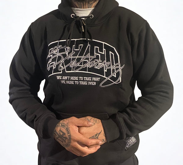 CHINELLE HOODIES BLACK