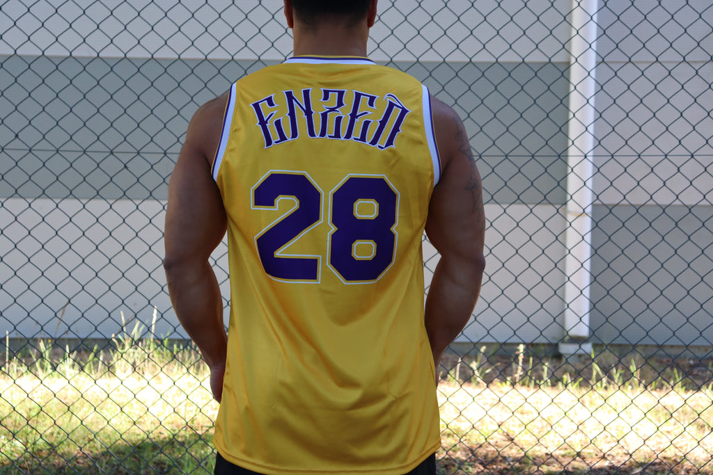 B-BALL SINGLET YELLOW