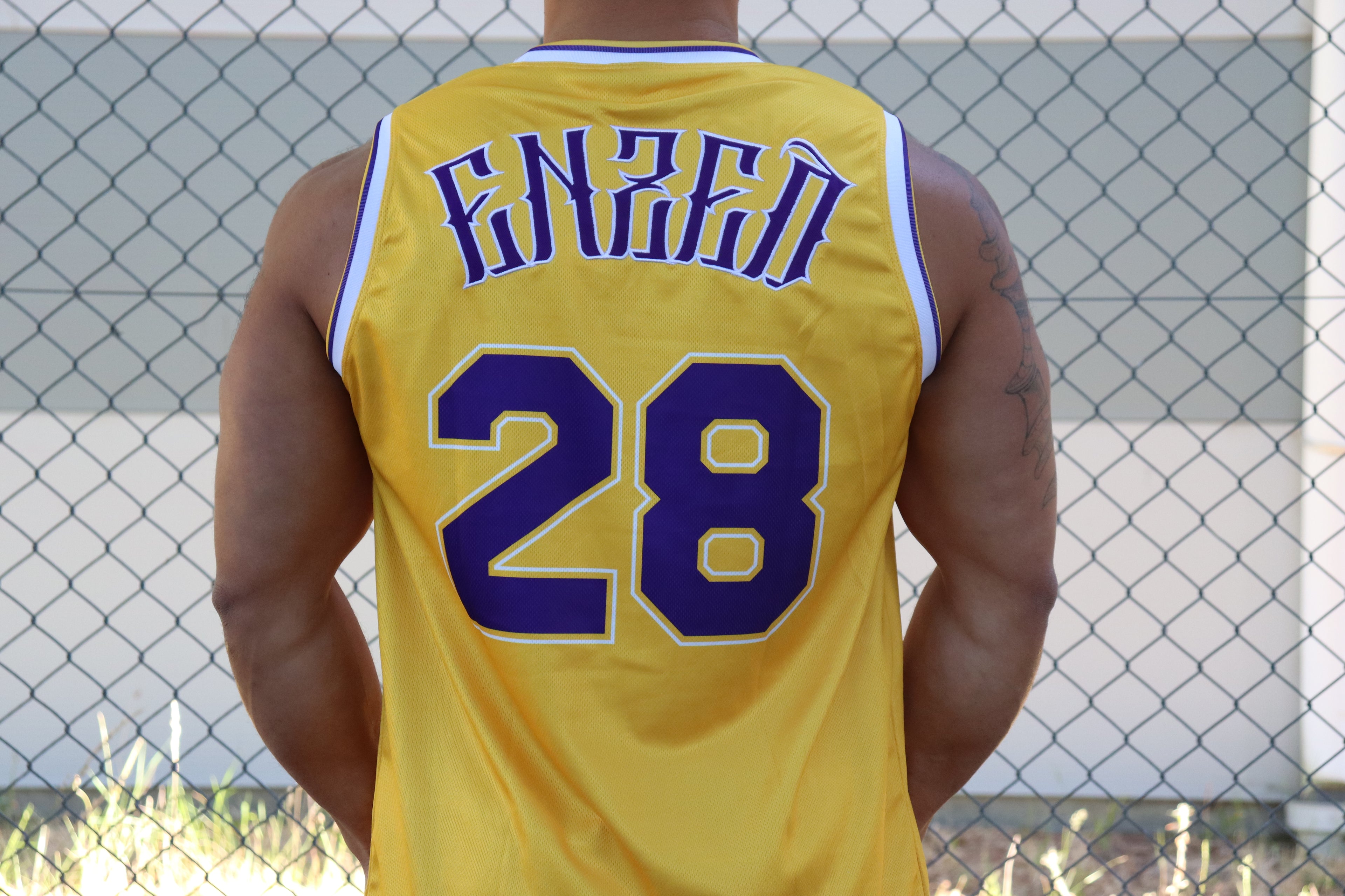 B-BALL SINGLET YELLOW
