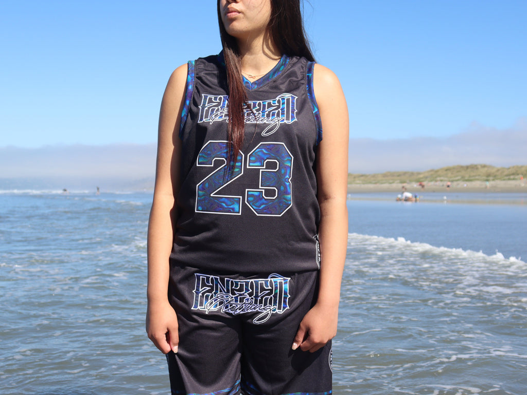 ENZED Paua Basketball Set – Premium NZ Streetwear Paua set