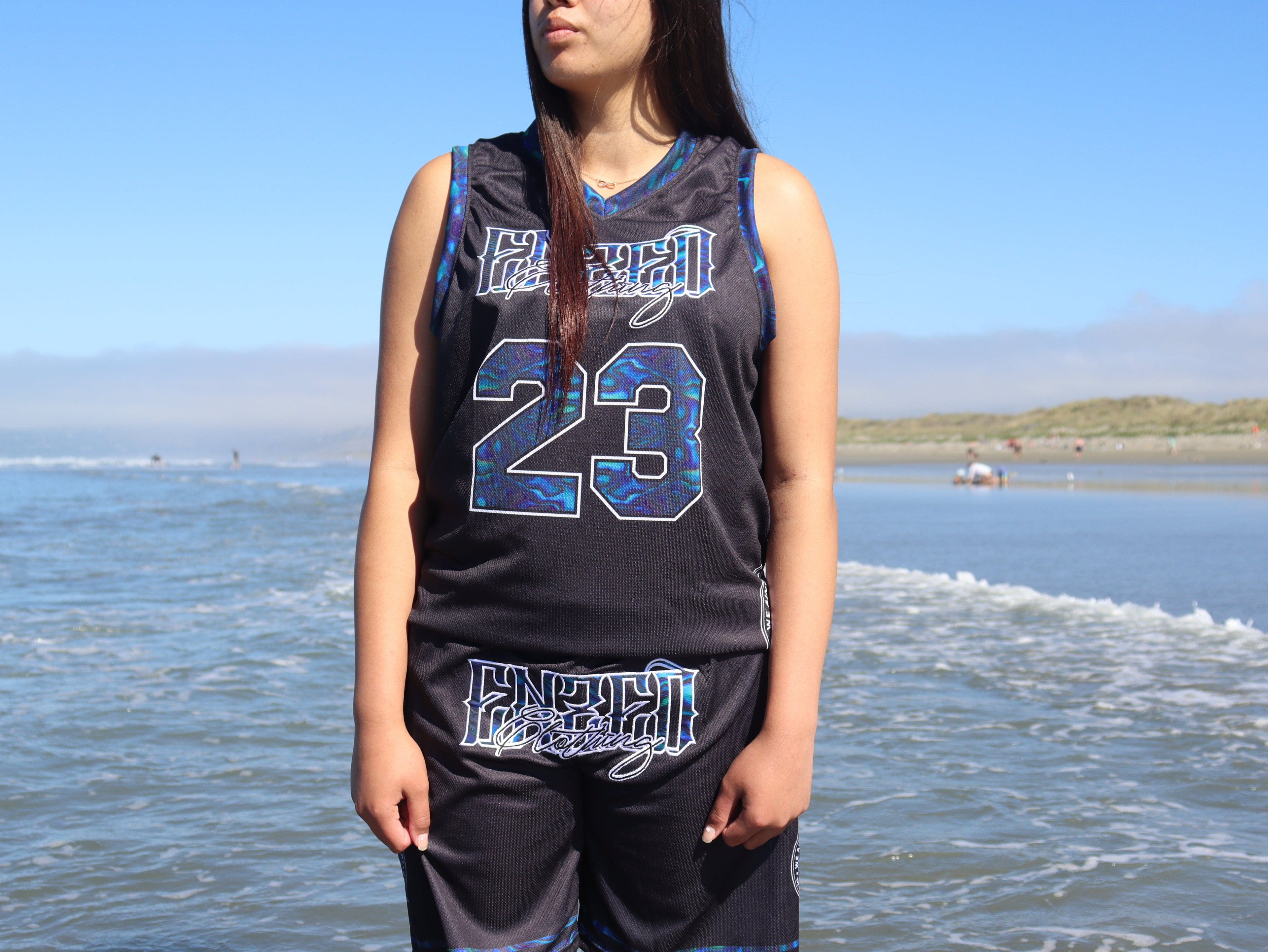 ENZED Paua Basketball Set – Premium NZ Streetwear Paua set