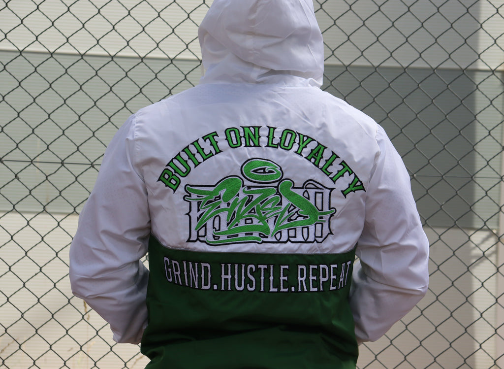 2-TONE WINDBREAKER TRACKSUIT GREEN