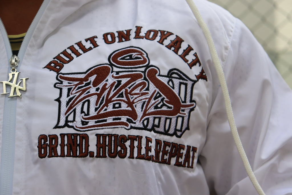 2-TONE WINDBREAKER TRACKSUIT BROWN