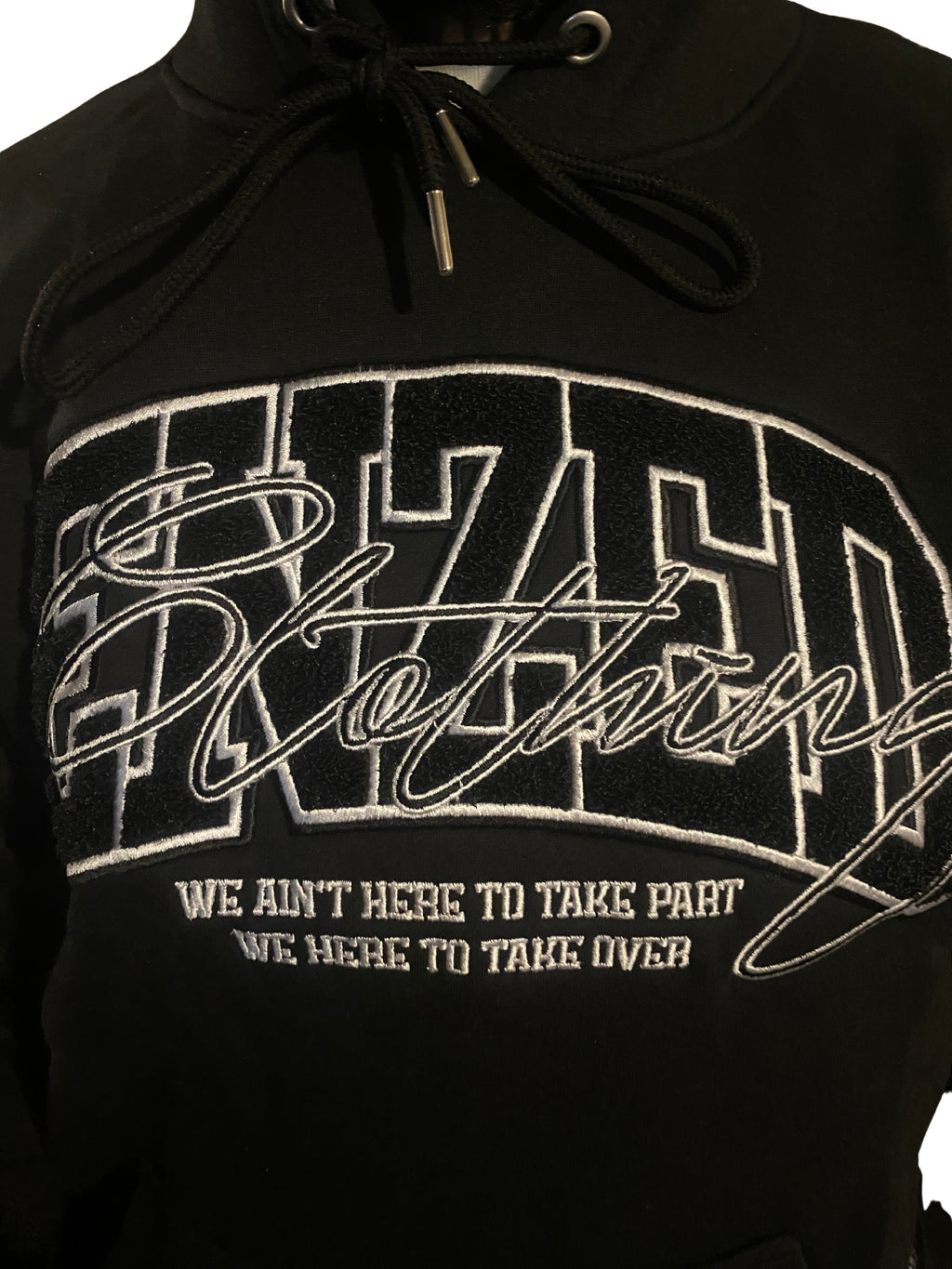CHINELLE HOODIES BLACK