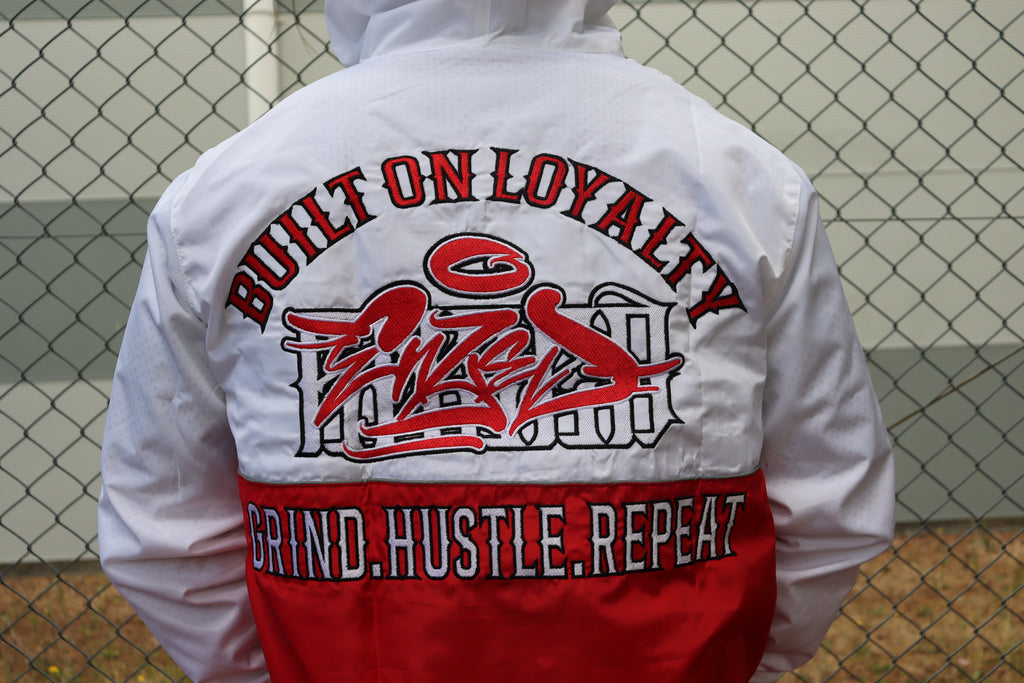 2-TONE WINDBREAKER TRACKSUIT RED