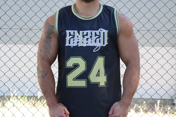 B-BALL SINGLET BLACK