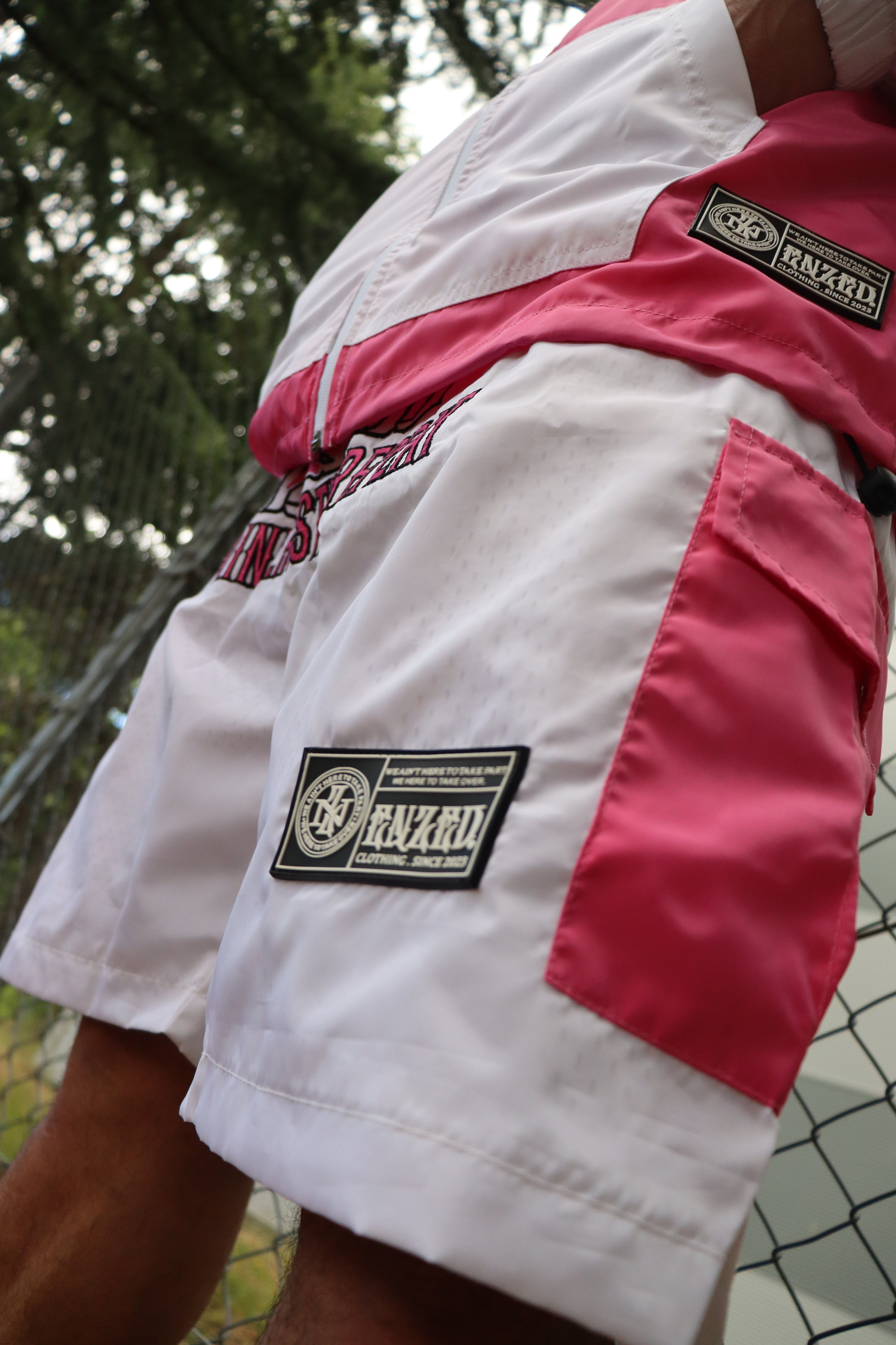 2-TONE WINDBREAKER TRACKSUIT PINK