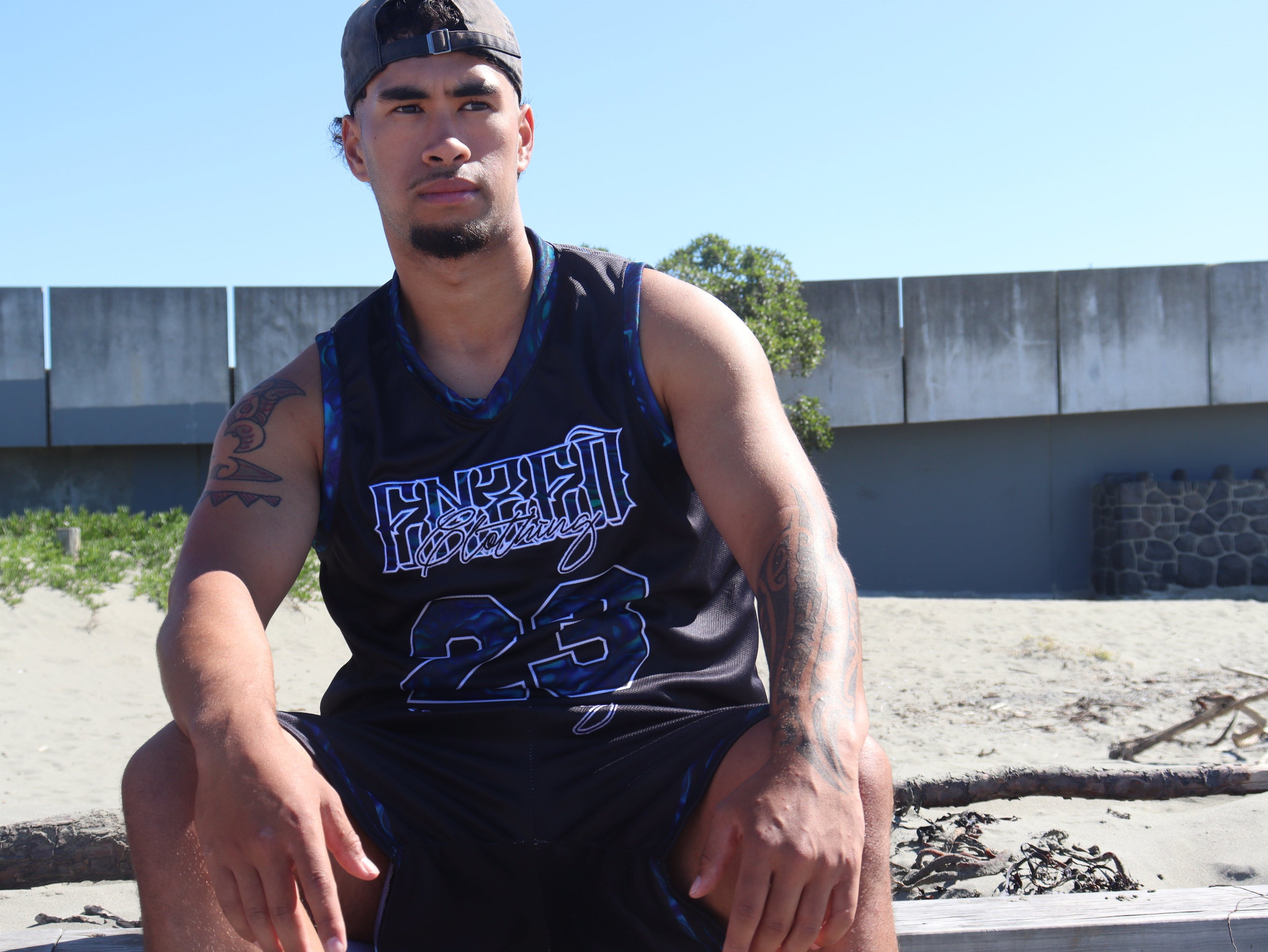 ENZED Paua Basketball Set – Premium NZ Streetwear Paua set