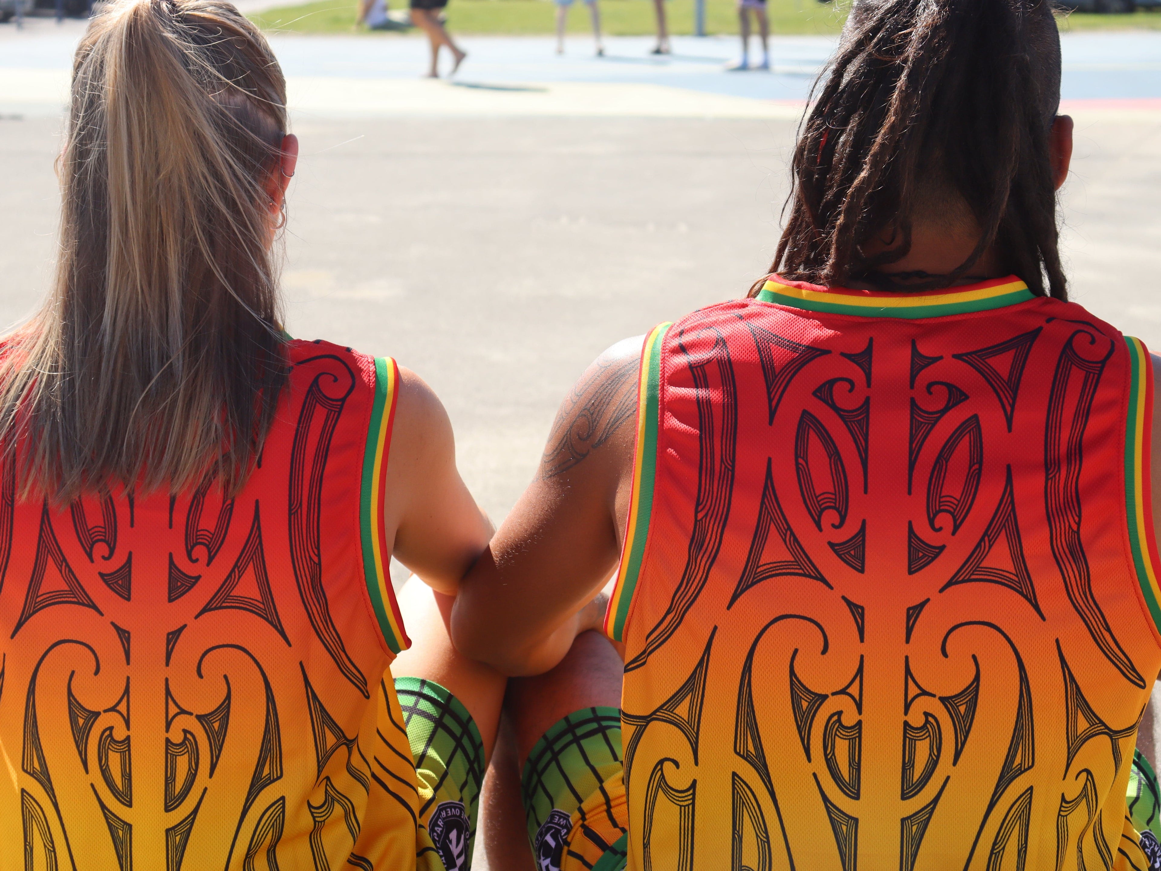 ENZED Rasta Basketball Set – Premium NZ Streetwear Mesh Set