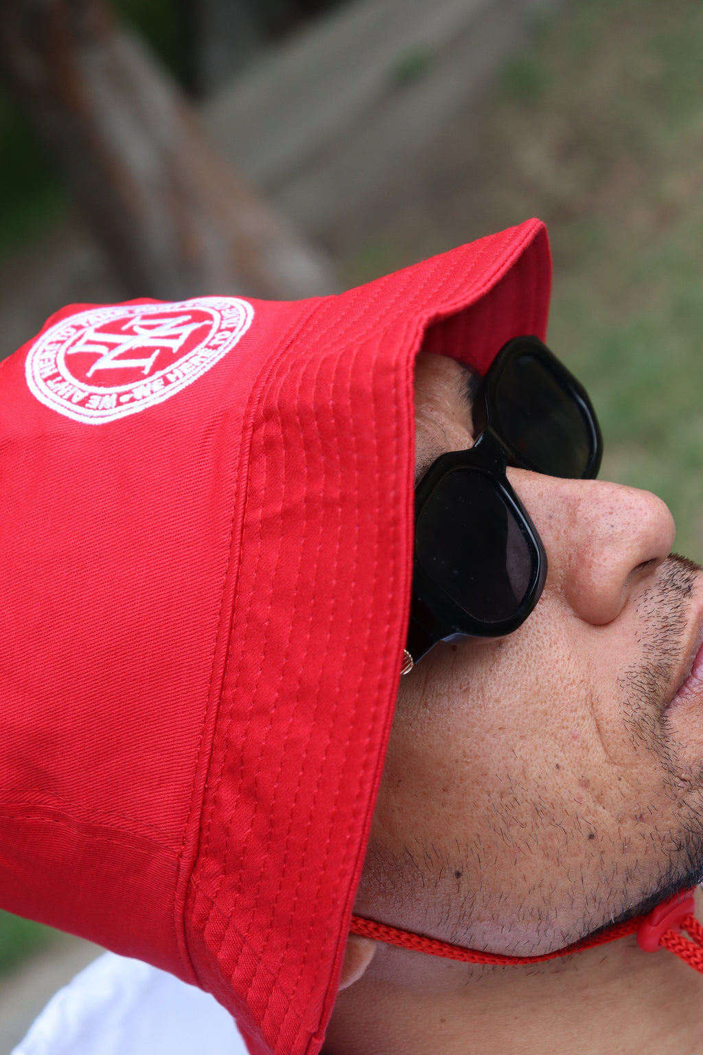 ENZED Bucket Hat – Red | Premium NZ Streetwear Cotton Hat with Drawstring