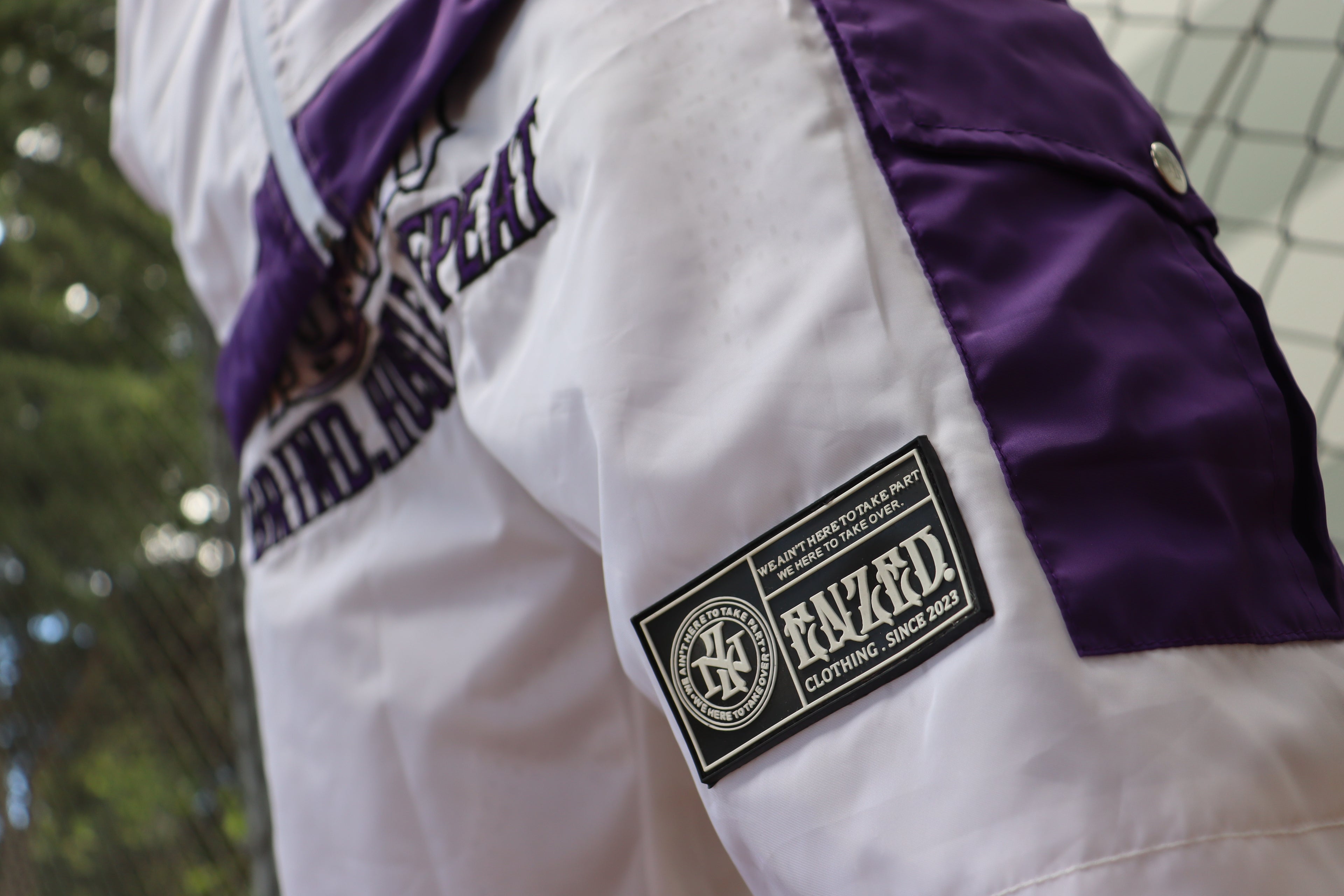 2-TONE WINDBREAKER TRACKSUIT PURPLE