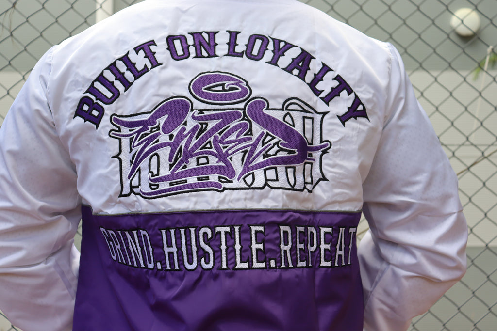 2-TONE WINDBREAKER TRACKSUIT PURPLE