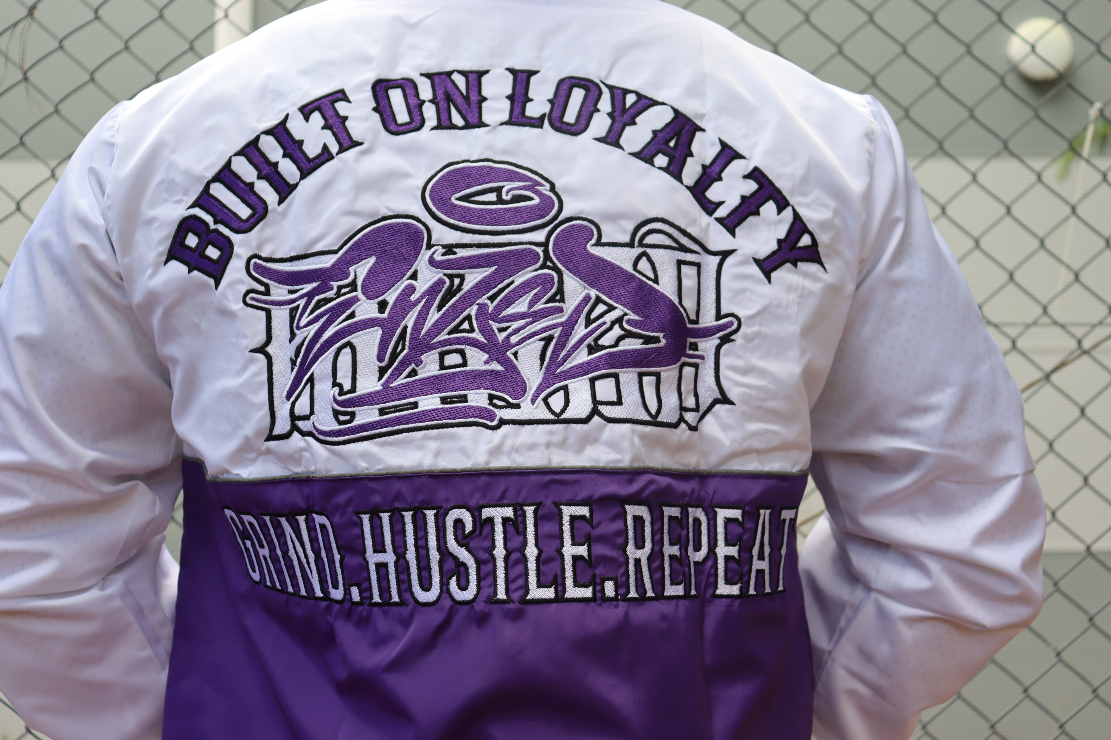 2-TONE WINDBREAKER TRACKSUIT PURPLE