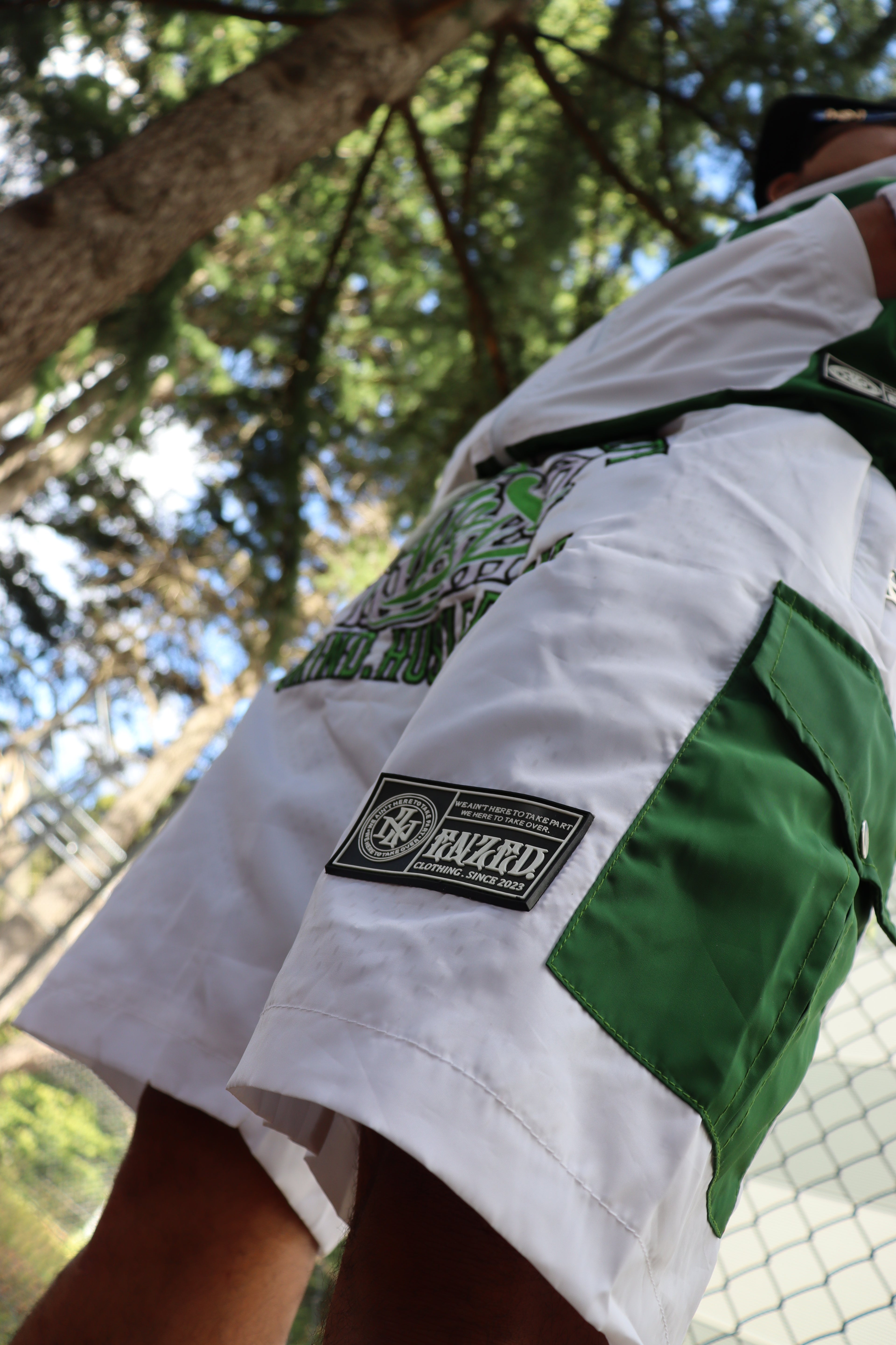 2-TONE WINDBREAKER TRACKSUIT GREEN