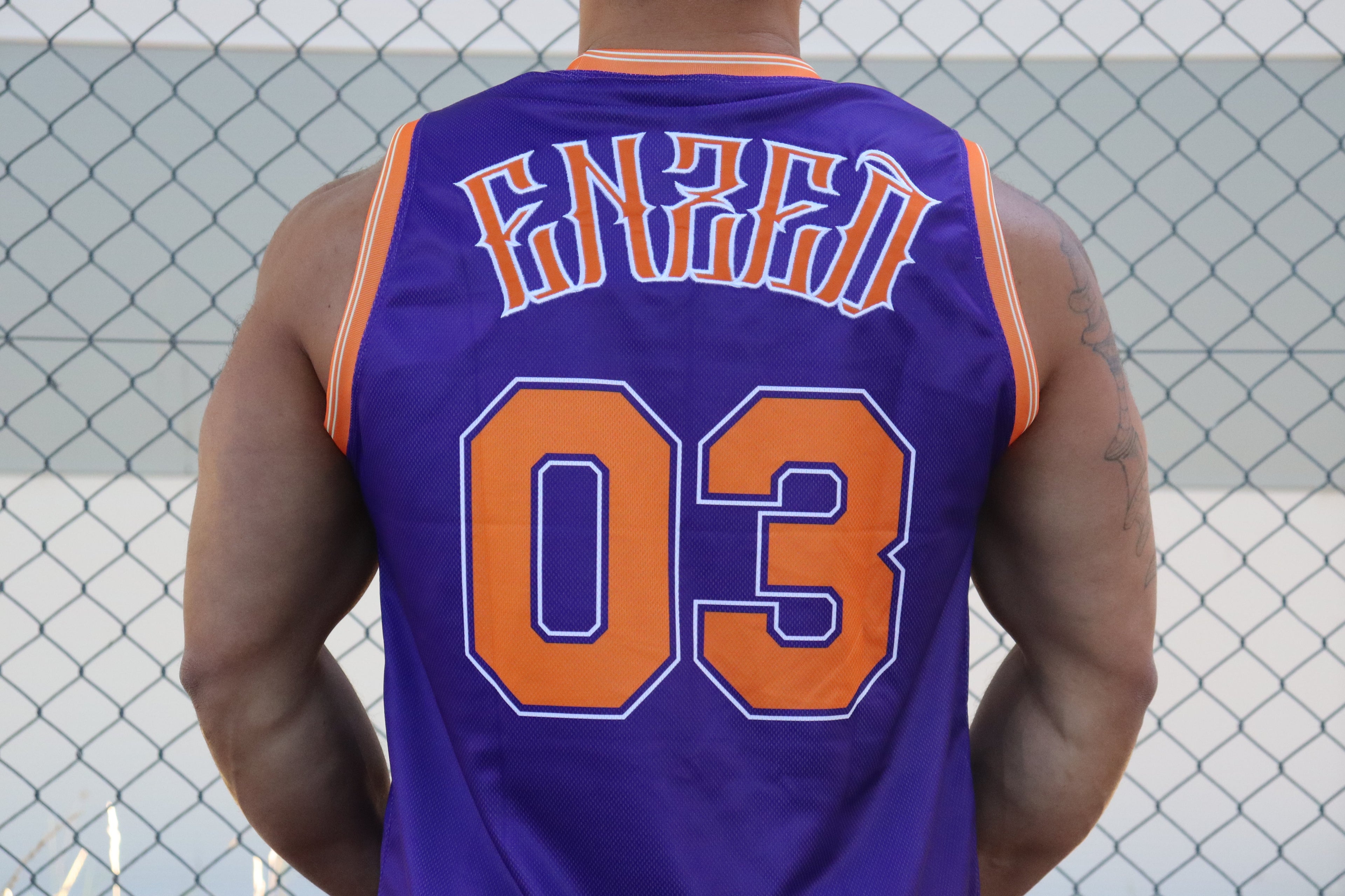 B-BALL SINGLET PURPLE