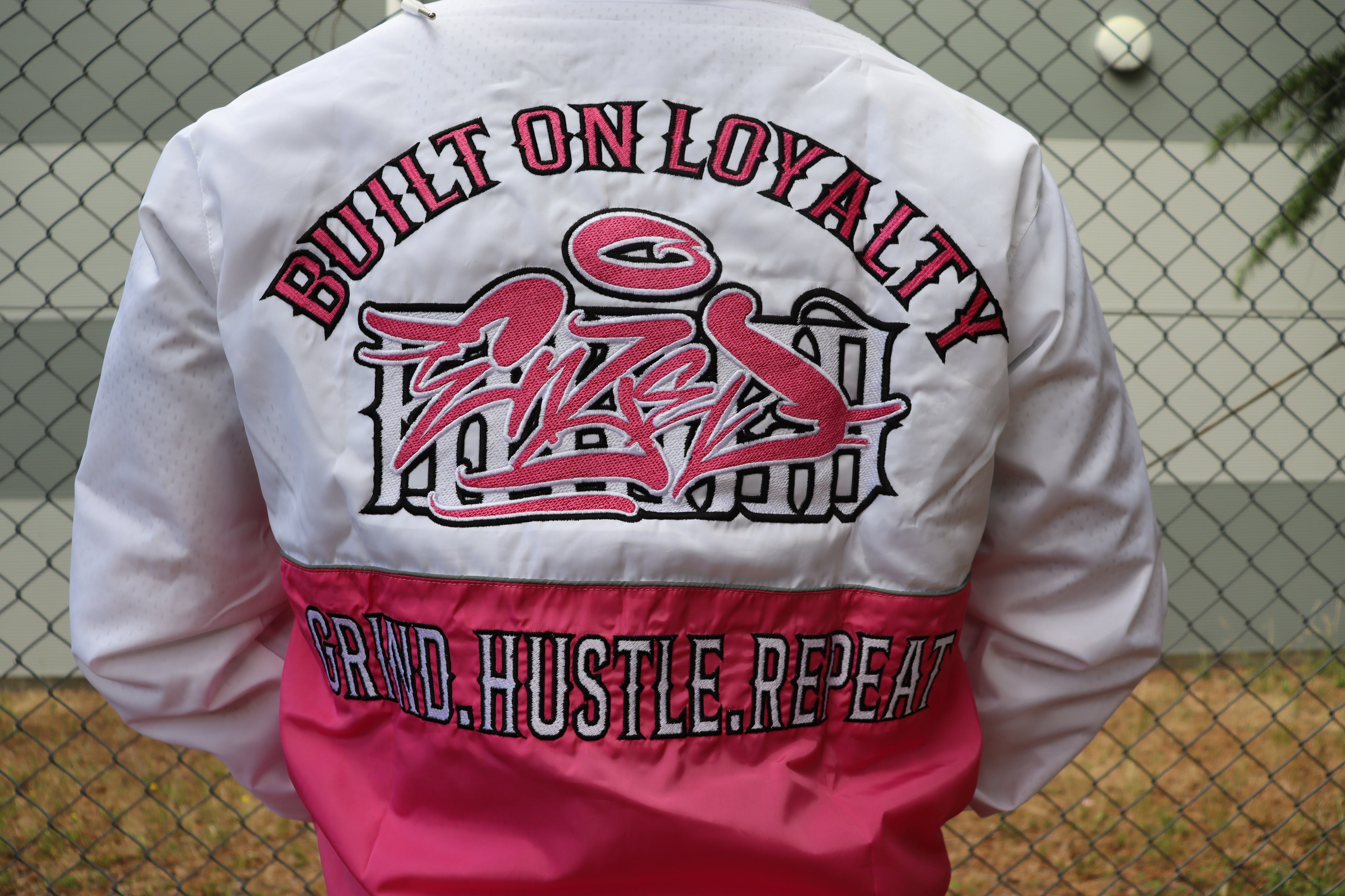 2-TONE WINDBREAKER TRACKSUIT PINK