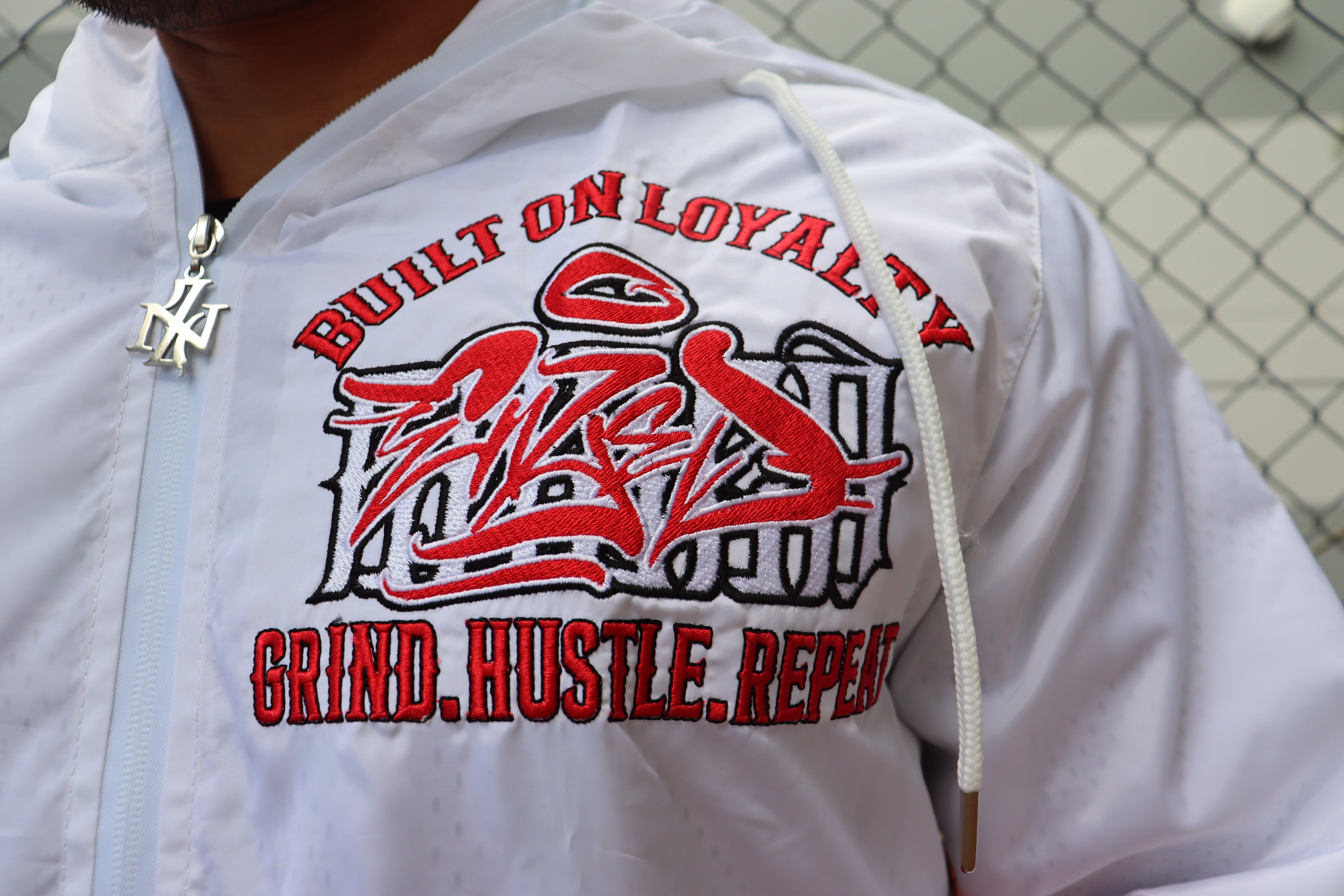 2-TONE WINDBREAKER TRACKSUIT RED