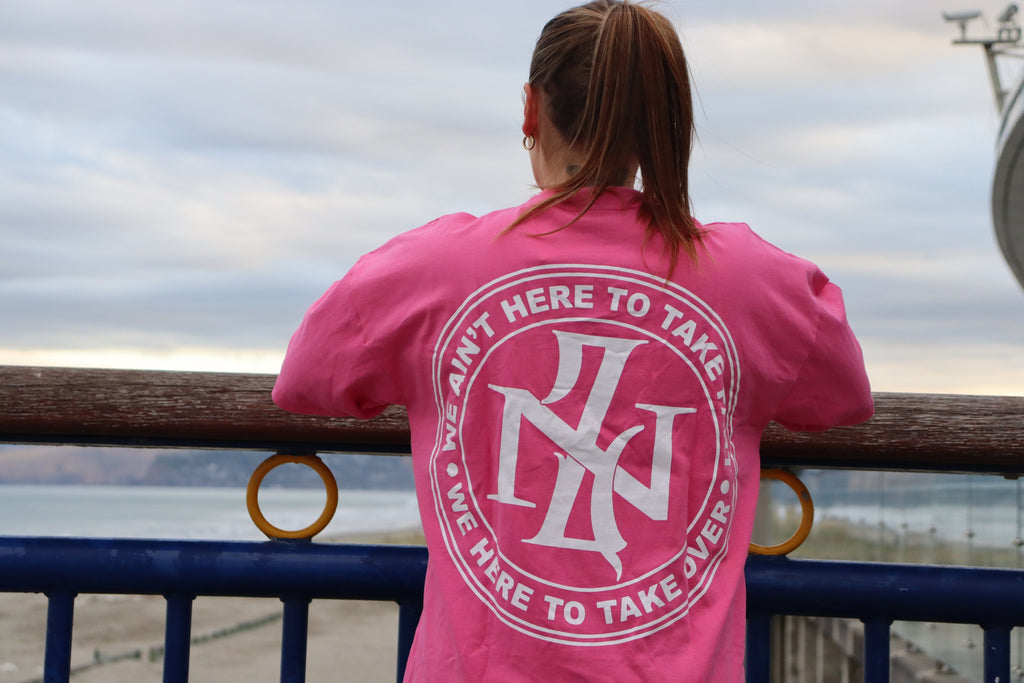 ENZED OG T-Shirt – Pink | Premium NZ Streetwear Tee (400 GSM Heavyweight Cotton, Screen Print)